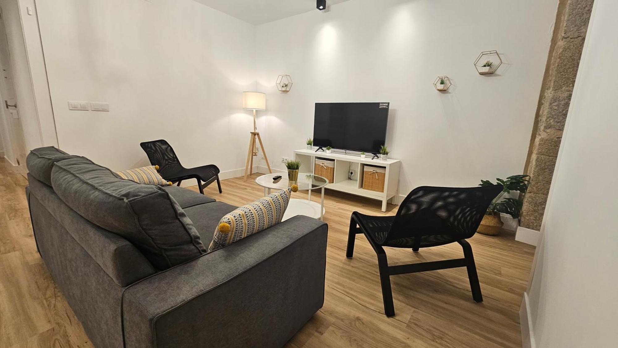 Apartamentos En El Centro - Plaza De Amboage - Wifi フェロル エクステリア 写真